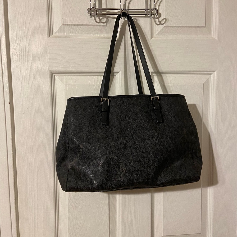 Michael Kors Black Monogram Tote
Preloved condition - Picture 3 of 12